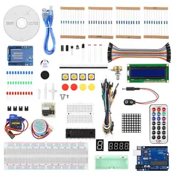 UNO R3 проект Starter Kit начинающих для Arduino Портативный учебный комплект с розничной коробке Многофункциональный Точное Ручной инструмент