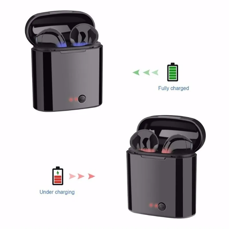 I7s Bluetooth Earphone 5.0 Tws Mini Wireless Stereo Earbud Headset With Charging Box Mic For apple Android iPhone vainas de aire I7s Bluetooth Earphone 5.0 Tws Mini Wireless Stereo Earbud Headset With Charging Box Mic For apple Android iPhone vainas de aire