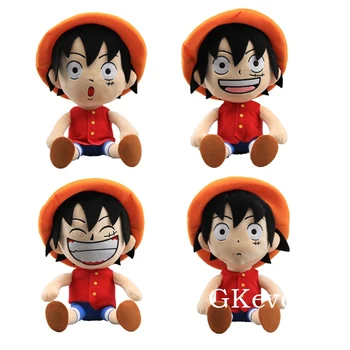 

Amine 4 Styles One Piece Luffy 12" 30 cm Soft Plush Toy Dolls Japanese Cartoon Figure Cool Kids Gift Toys