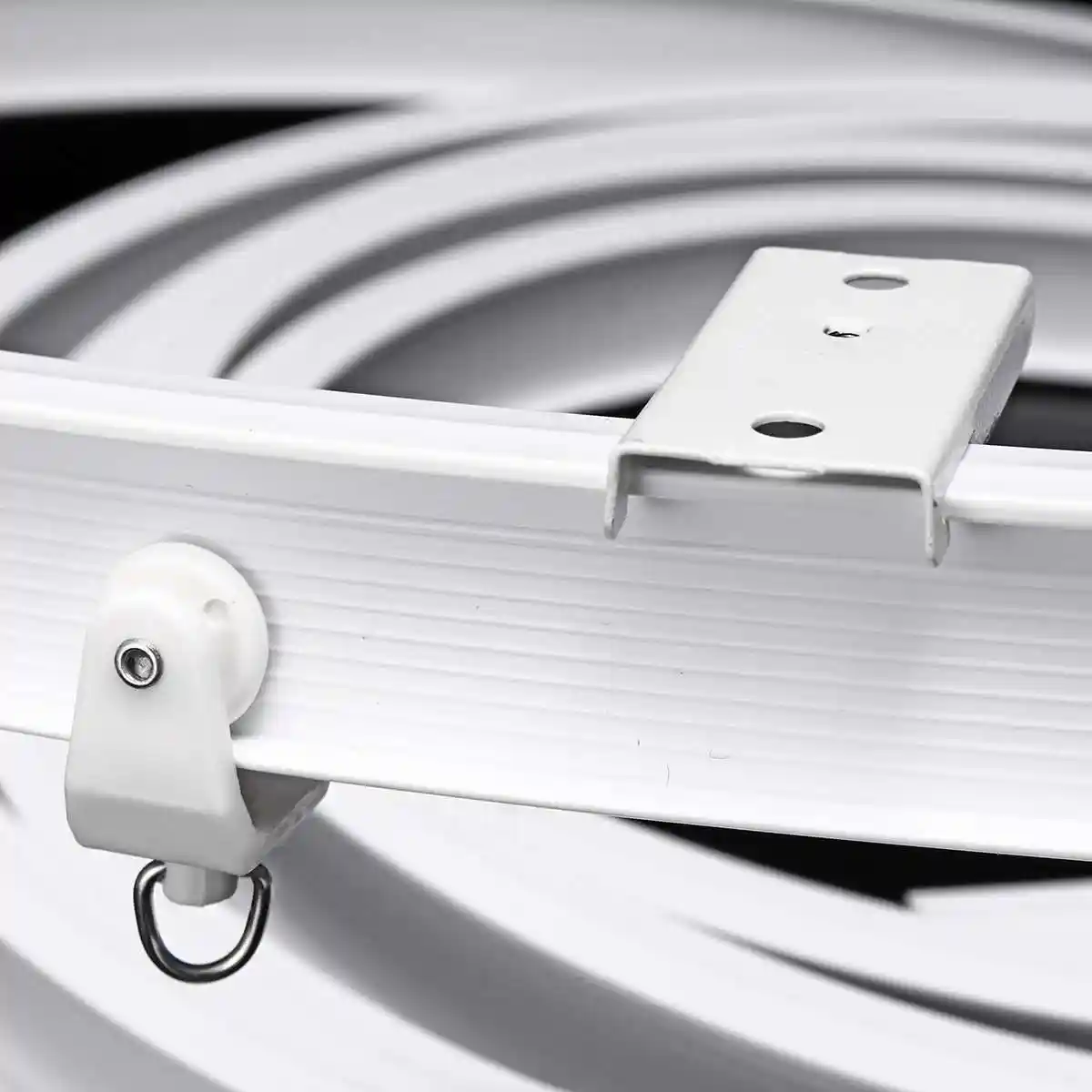 1m Flexible Ceiling Mounted Curtain Track Rail Straight Slide