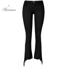 Suvance/модные растягивающиеся пошаговые джинсовые хлопковые джинсы-карандаш 98% г. Весенние Новые европейские американские русские размеры женские брюки