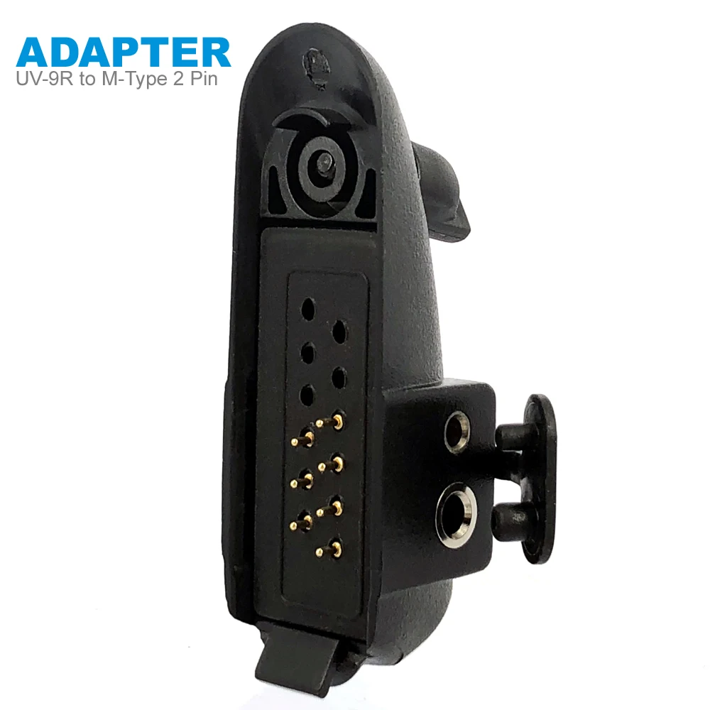 Рация Baofeng UV 9R Plus адаптер для M типа 2 Pin Подходит раций Motoluola GP88 гарнитура