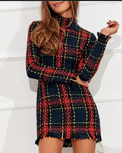 tartan skater dress uk