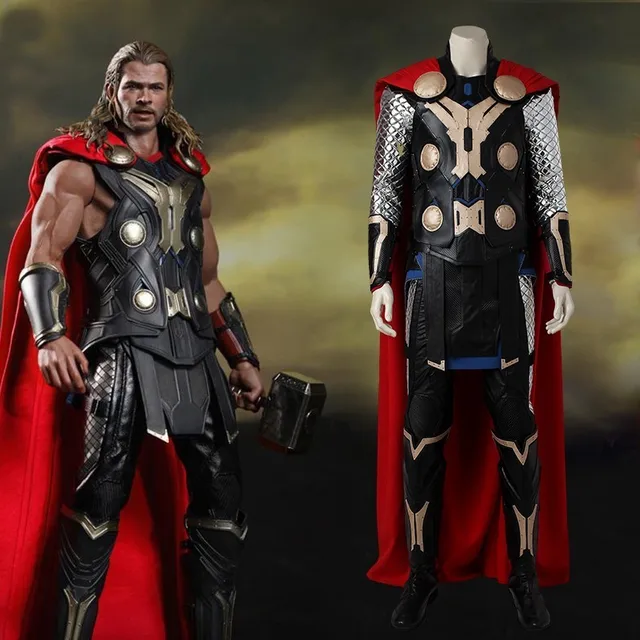 Avengers Age of Ultron Thor Costume Movie Superhero Cosplay Costume