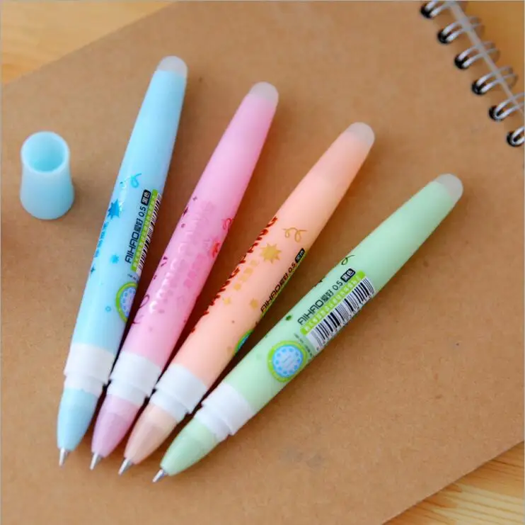 

Ellen Brook 1 Piece Korean Stationery Cartoon Cute Kawaii Candy Color Lovely Erasable Gel Pens Student Office School Supplies