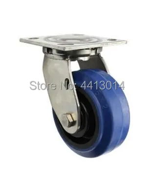 

4 inch 304 Stainless Steel Swivel rubber Heavy Duty Caster Wheels