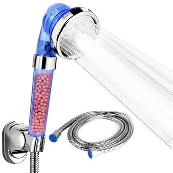 

Shower Hand Shower with Flexible 1.5M Showerhead Components 3-Mode Hand Shower Shower Bathroom Filter Shower Head Shower Hose