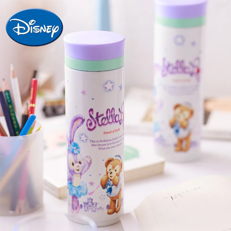 

Disney Duffy Bear Ballet Rabbit Cartoon Will Capacity Stainless Steel Vacuum Cup Fresh Literature Student Portable Cup