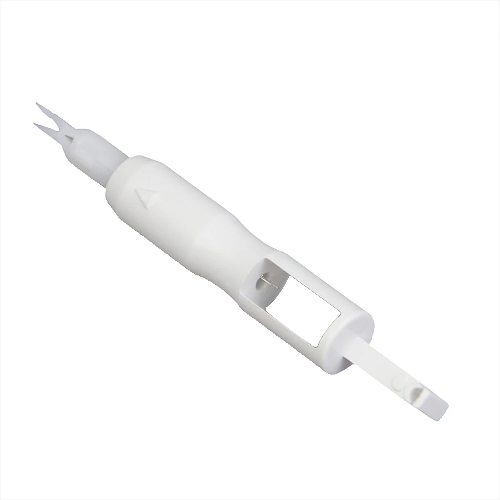 

ELEG-Needle Threader Insertion Applicator Handle Thread For Sewing Tool Machine Sew White 7.2*1 CM