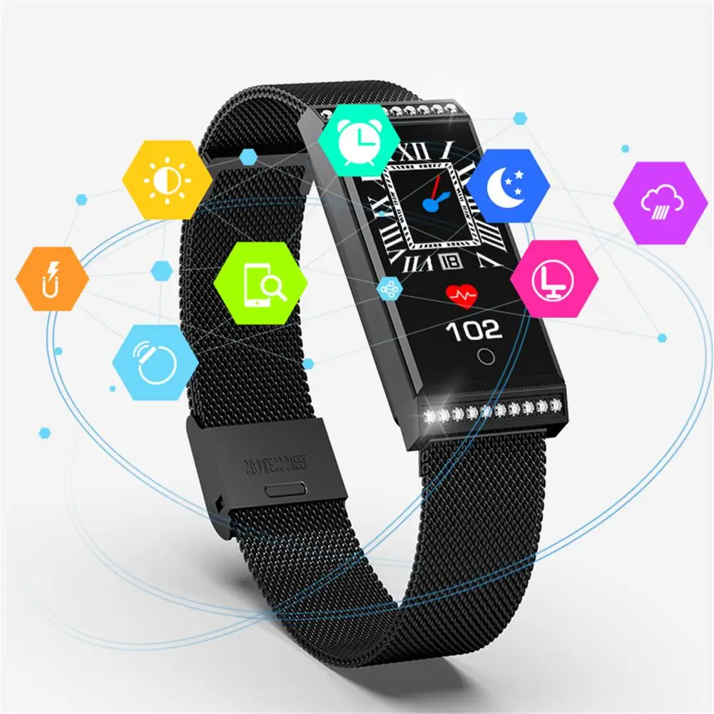

Smart Sports Watch IP68 Waterproof Fitness Tracker Heart Rate Monitor Sleep Monitoring Bluetooth Camera Sports Mileage Record