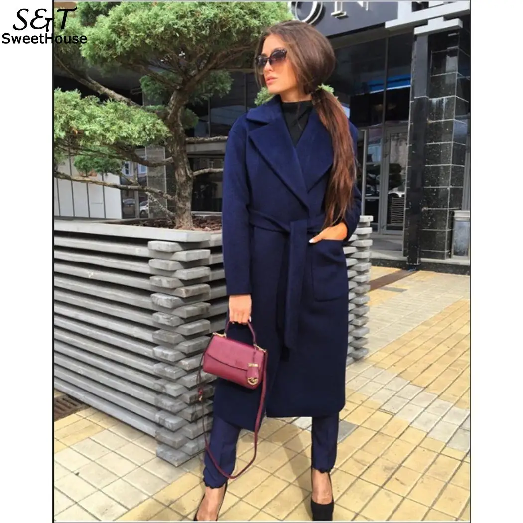 FANALA Abrigos Mujer Invierno шерстяное пальто Элегантное зимнее женское Полушерстяное