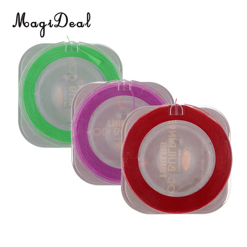 

55 Yds/spool Rod Repairing Building Thread Fishing Rod Guides Wrapping Line Green/Purple/Red