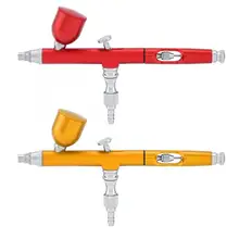 0,3 мм сопло Аэрограф, пистолет-распылитель художественная краска тату Набор для ногтевого дизайна двойного действия гравитационный корм искусственный мини-Аэрограф пистолет