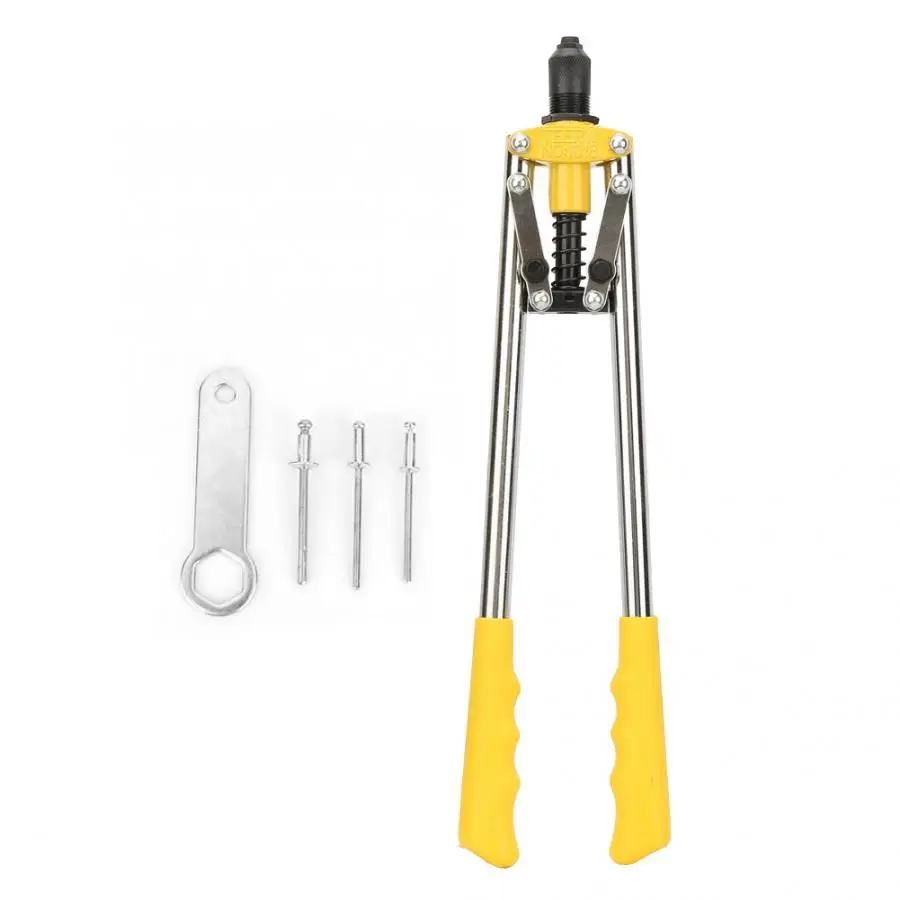 

HRC60 Alloy Steel Double Handle Manual Lever Rivet Plier Hand Pull Riveting Pliers Electric Cordless Riveter Gun Hand Tool 2019