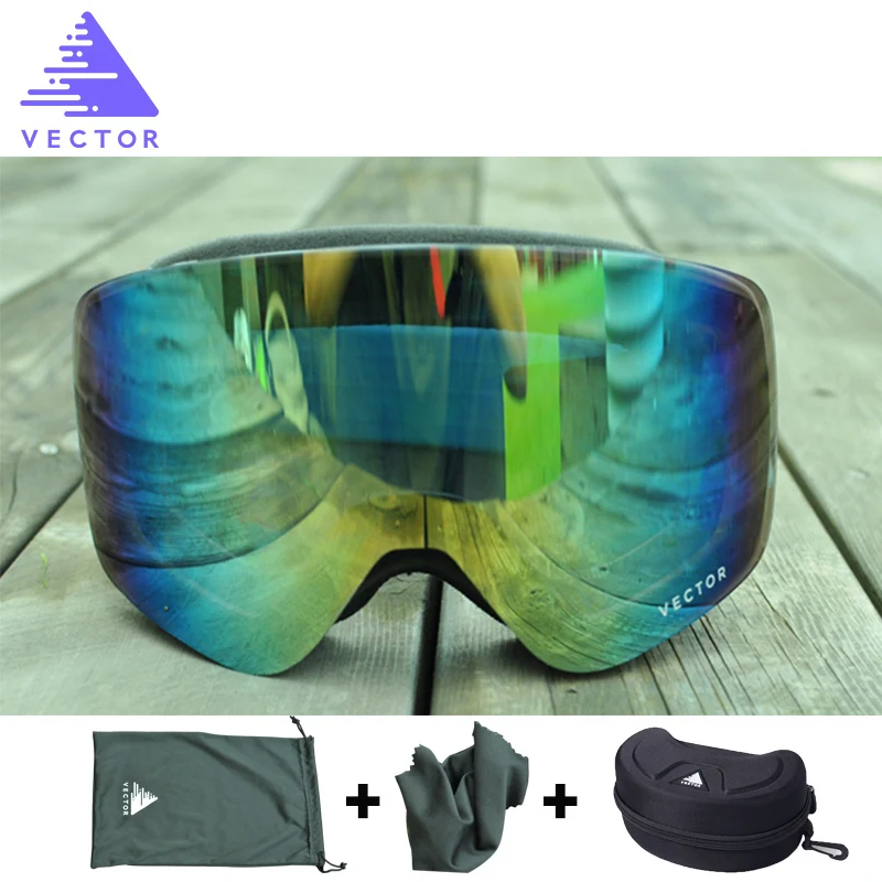 وتغ تزلج نظارات UV400 الثلوج نظارات والقضية الرجال النساء مكافحة الضباب الطلاء لوح التزلج على الجليد التزلج النظارات الشمسية في الهواء الطلق ا... وتغ تزلج نظارات UV400 الثلوج نظارات والقضية الرجال النساء مكافحة الضباب الطلاء لوح التزلج على الجليد التزلج النظارات الشمسية في الهواء الطلق ا...