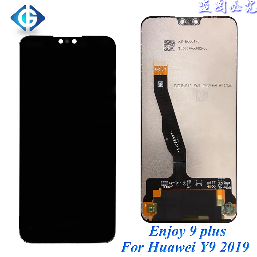 6 5 ''Полный ЖК дисплей Enjoy 9 Plus + сенсорный экран дигитайзер для Huawei Y9 2019 LCD JKM LX1 LX2