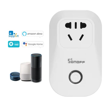 

SONOFF S20 ITEAD Socket Wifi Draadloze APP Afstandsbediening Socket Stopcontact Tijdschakelaar Smart Home Amazon Alexa forGoogle