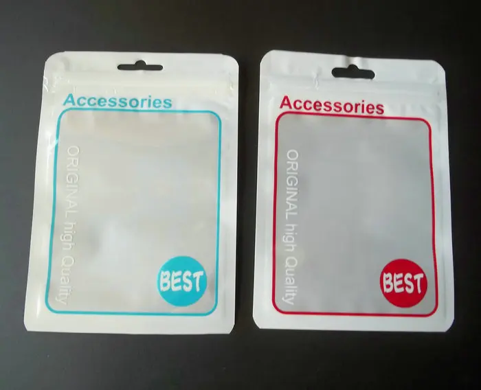 

300pcs 10.5*15cm Zipper best Retail package bag Plastic poly opp for iphone6 7 samsung s5 s6 c6 c7 USB cable packaging bag
