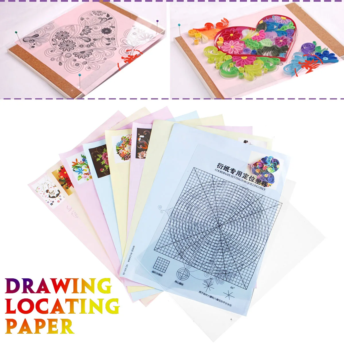 

New 18PCS Quilling Tool DIY Release Drawing Locating Paper Craft Quilled Creations for Home Handmade Craft Paper Tool