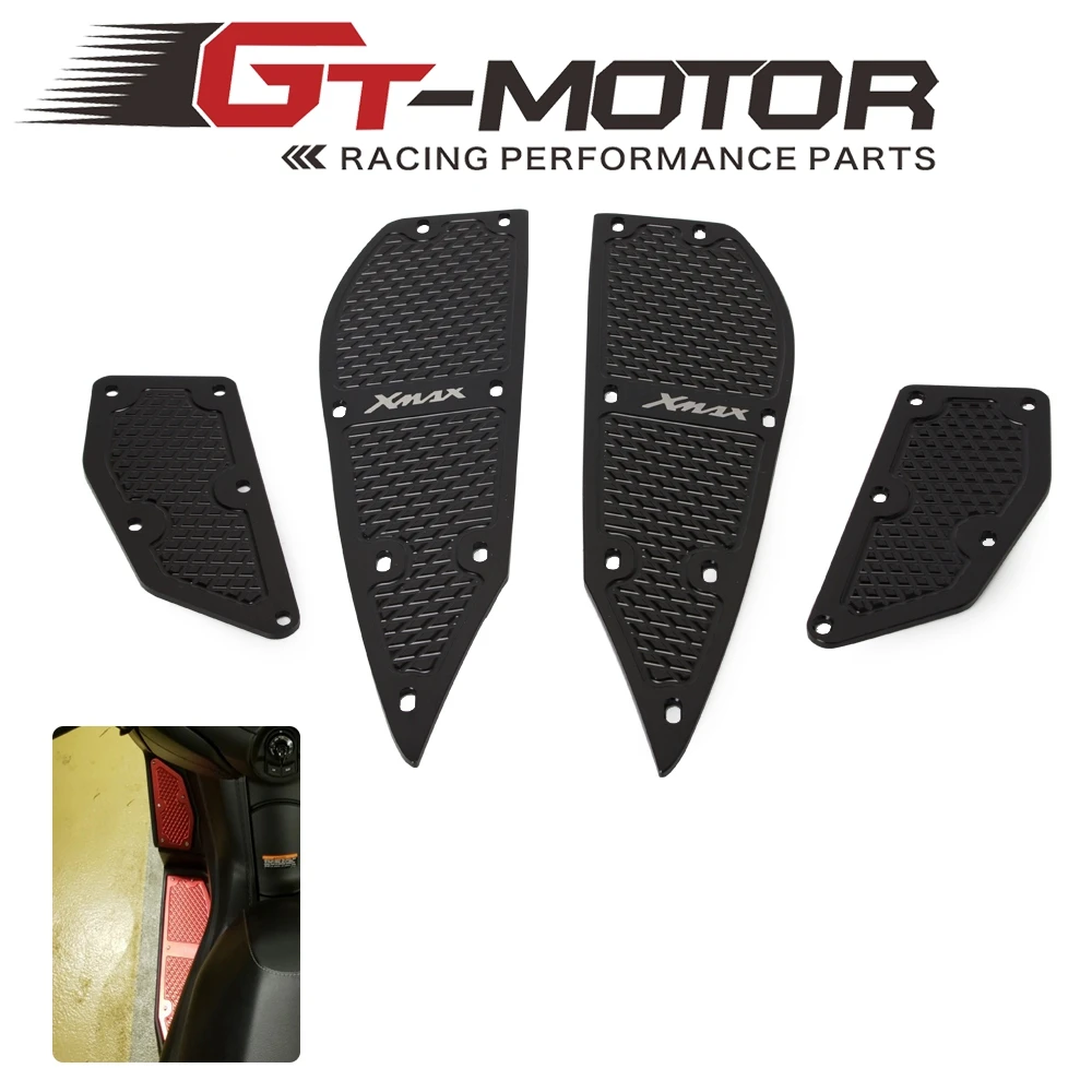 

Motorcycle Footrest Pedals pedals CNC Footrest MATS Pedals Aluminum alloy reinforced foot pad for YAMAHA Xmax 300 XMAX300 17-18