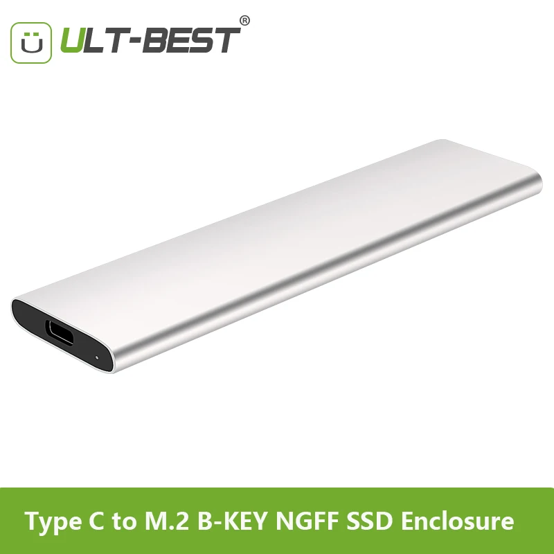 Ult лучший USB 3 1 Тип C M.2 NGFF B Ключ SSD корпус внешний SATA на основе жесткий диск