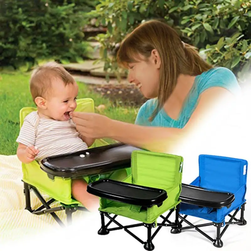 

Baby Portable Seat Kids Chair Travel Foldable Washable Infant Dining High Dinning Cover Seat Safety Belt Feeding High Chair