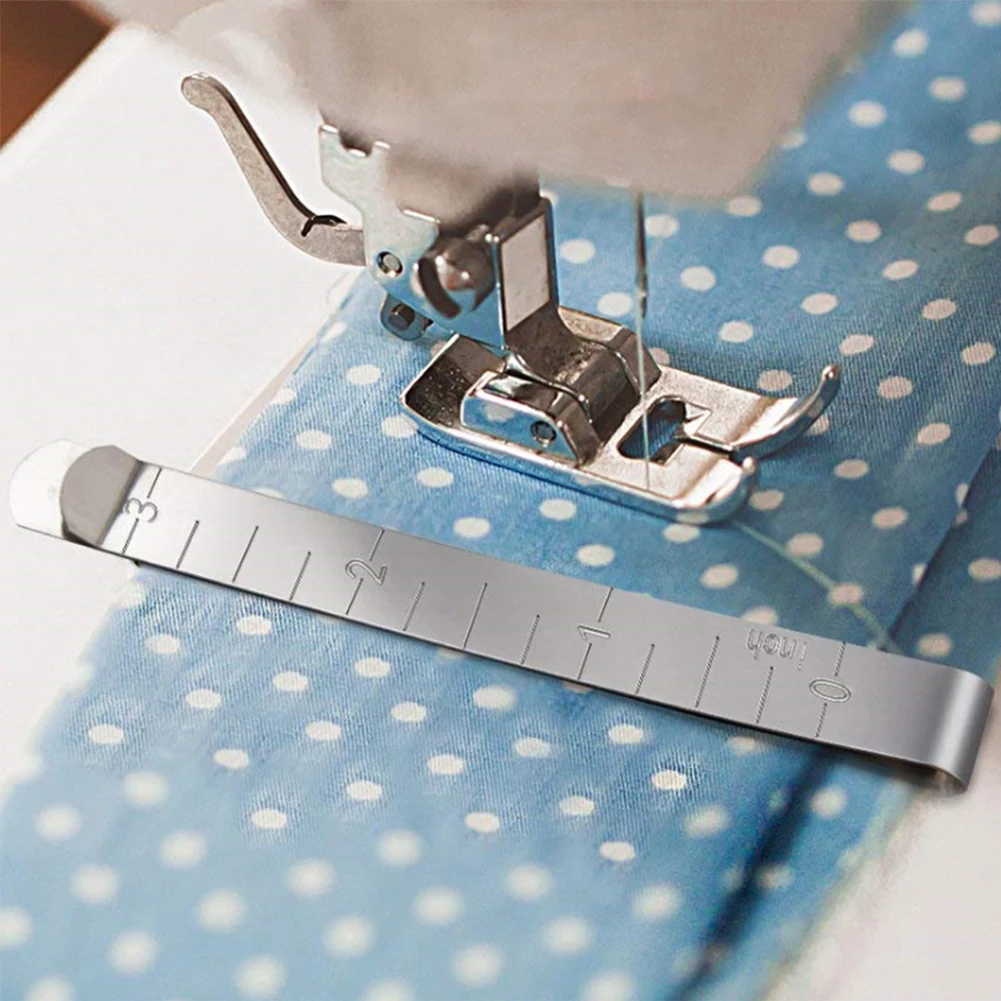 20pcs Stitching Sewing Measure Marking Guides Ruler Tool Hem Hemmer