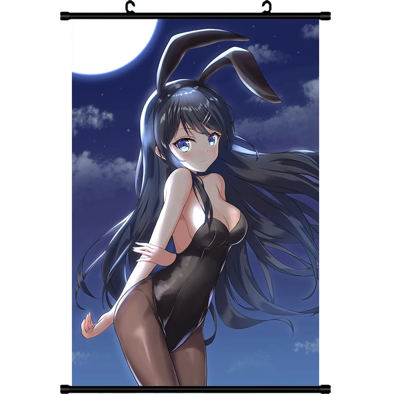  Rascal Does Not Dream of Bunny Girl Senpai (Seishun Buta Yarou  wa Bunny Girl Senpai no Yume wo Minai) Anime Fabric Wall Scroll Poster  (16x21) Inches [A] Rascal Does Not Dream-1