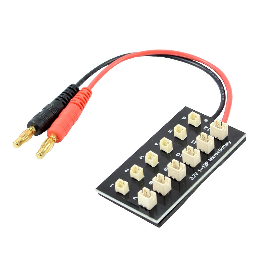 

F04655 1 To 12 Cells Parallel Charge Board For 3.7V MCP X Walkera RC helicopter Lipo battery AKKU + FS