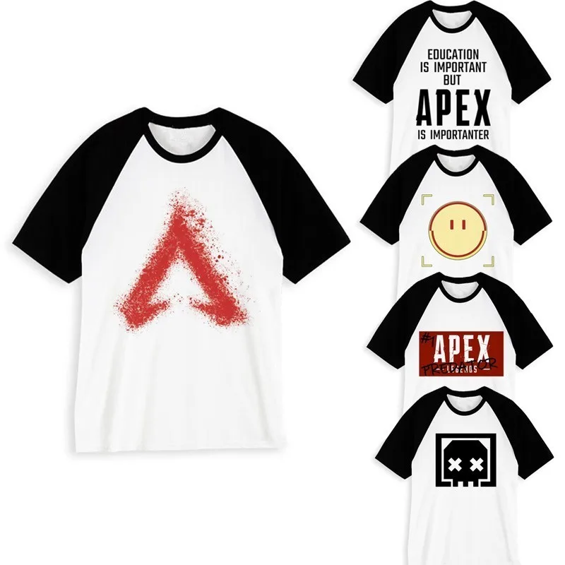 

Apex Legends 2019 T Shirt new Men Game Logo Print Tee Black fashion Short Sleeve Summer Tops Homme male top