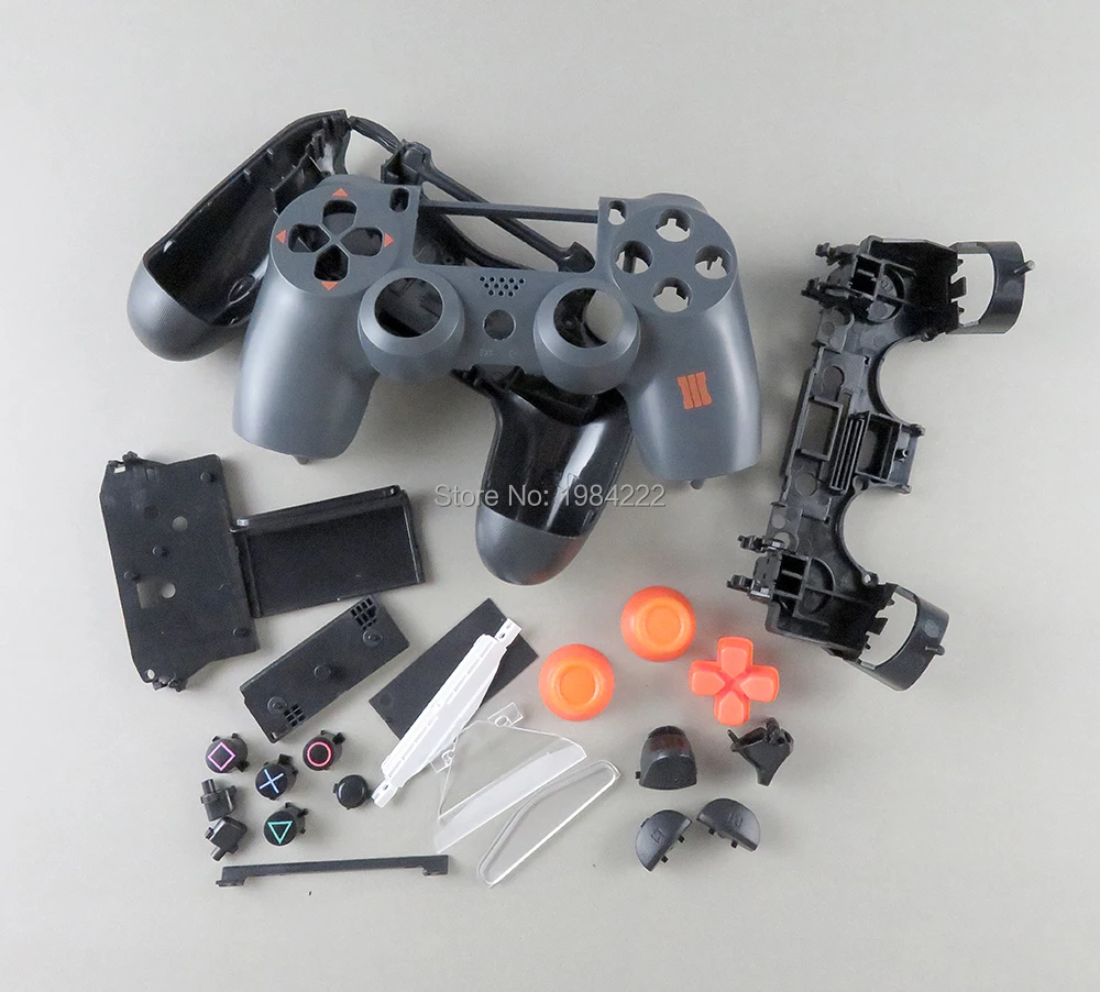 

Full shell and buttons mod kit For jds 040 020 4.0 2.0 DualShock 4 PlayStation 4 PS4 Pro Slim Housing Cover Case