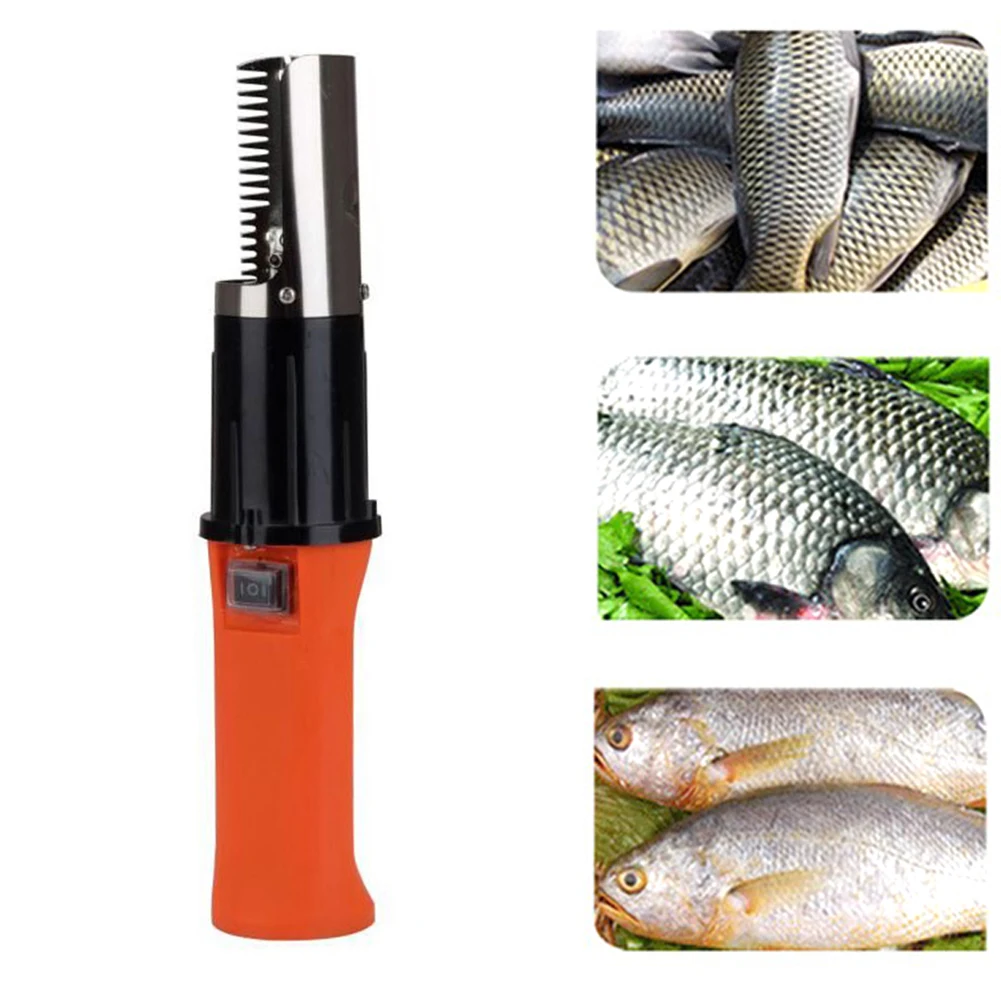

36W Electric Fish Scaler Fishing Scalers Clean Fish Remover Cleaner Descaler Waterproof Scraper Remover Seafood Tools #1108