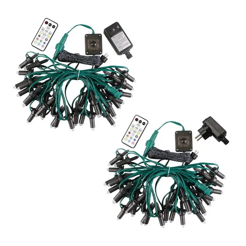 

10m AC 120-240V 32LED Fairy String Light IP68 Waterproof Holiday Decor Lamp with Remote Control
