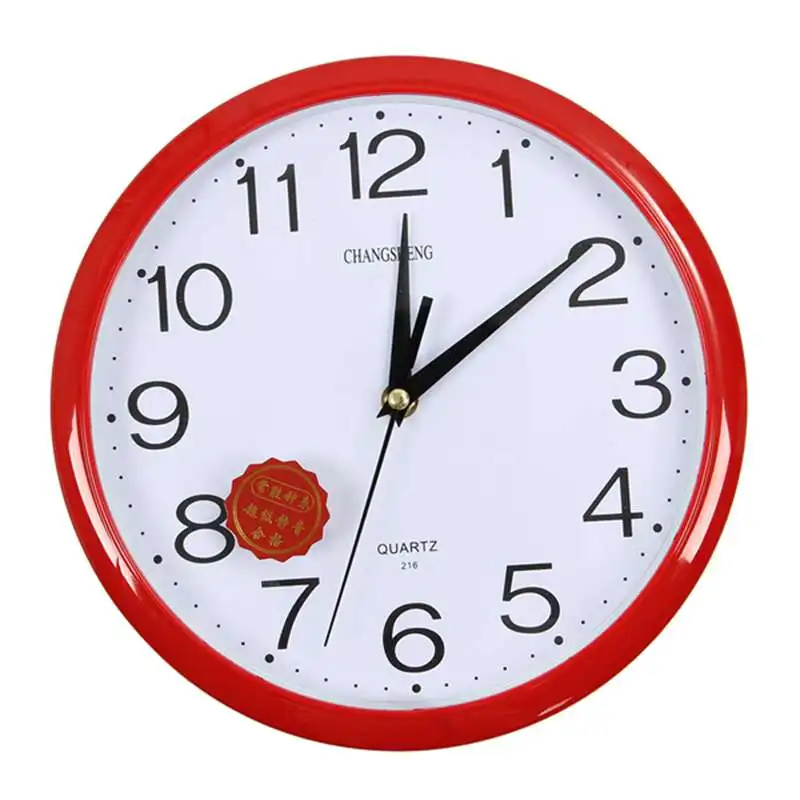

Plastic Frame Large Vintage Round Modern Home Bedroom Retro Time Kitchen Wall Clock Quartz Vintage Clock Home Bedroom Clock