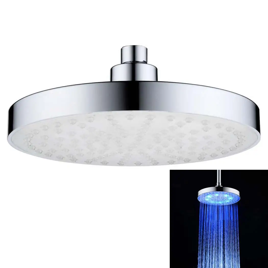 Water Temperature Spray color sigle control Adjustable Shower 0 35kg Round Multi-function LED colorful Head | Обустройство дома