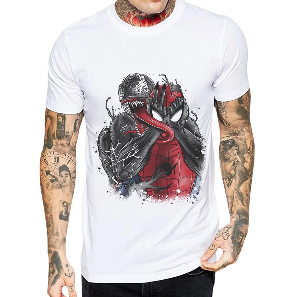 

Venom T-Shirt Spiderman Vs Venom Shirt Graphic Tees Unisex T Shirt Super Hero Venom Shirt Gift for Men Women's T Shirt