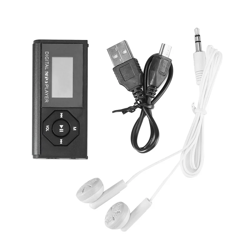 Портативный mp3 плеер FORNORM портативный цифровой компактный спортивный стерео MP3