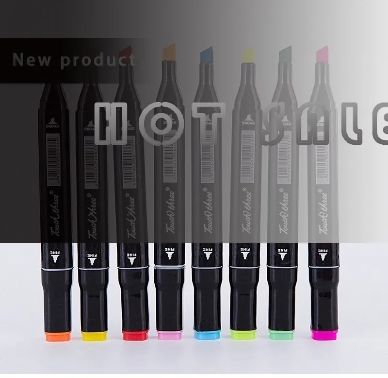 

Hot Sale Mark pen set alcohol oily double-headed marker anime hand-painted design painting 32/48/72/108 color