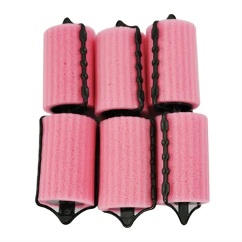 

6 Pieces Magic Hair Care Roller Style Sponge Curlers For Girl Ladies