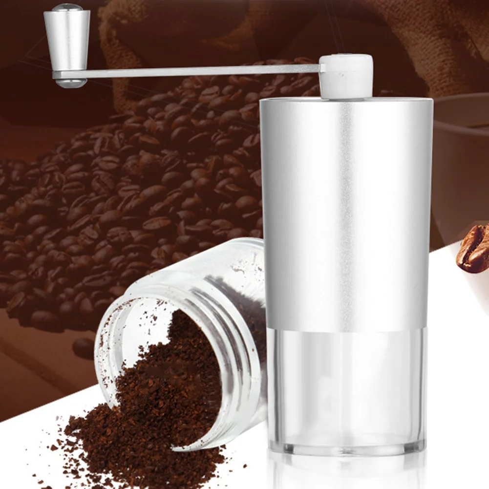 Burr Mill Streamlined Home Bean Coffee Grinder Office Travel Hand