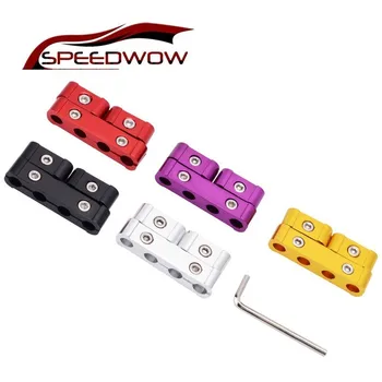 

SPEEDWOW Engine Spark Plug Wires Separator Divider Clamp Kit For 8mm 9mm 10mm Black Gold Purple Red Silver Car Accessories