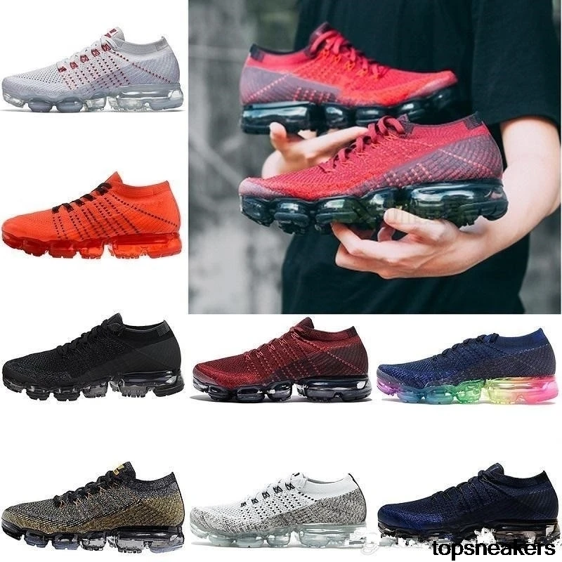 

2018 New Vapormax Mens Running Shoes Fashion Athletic Sport Shoe Hot Corss Jogging Walking Outdoor Shoes