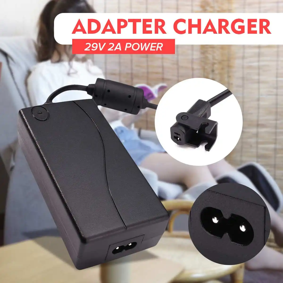 29 V 2A AC/DC 2PIN الكهربائية كرسي أريكة كرسي محول محطة تزويد محولة للطاقة