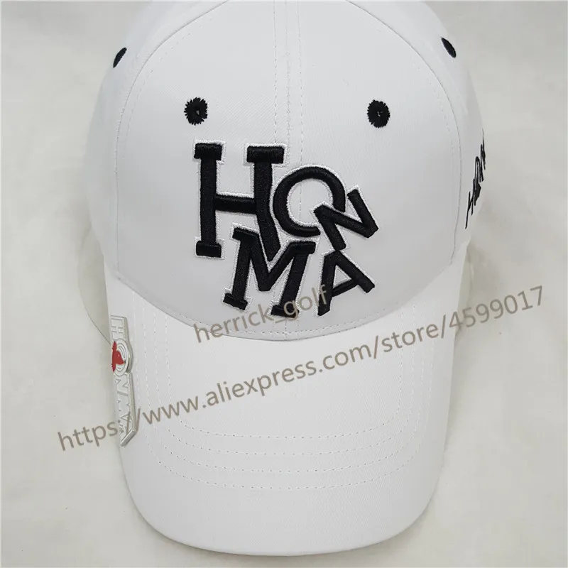 جديد الرجال و المرأة هونما قبعة لعبة الغولف الأبيض قبعة بيسبول رياضية قبعة من أوت دور جديد الشمس قناع قبعة رياضية شحن مجاني