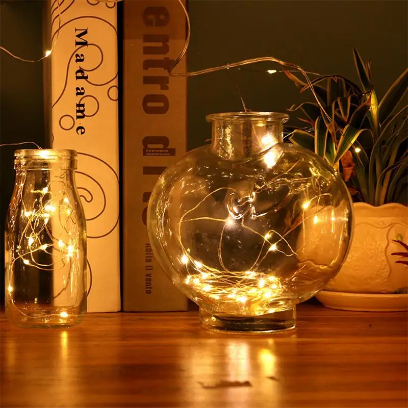 

USB 8 Modes LED String Light Christmas Waterproof Copper Wire LED String Fairy Light Battery Powered Remote Control