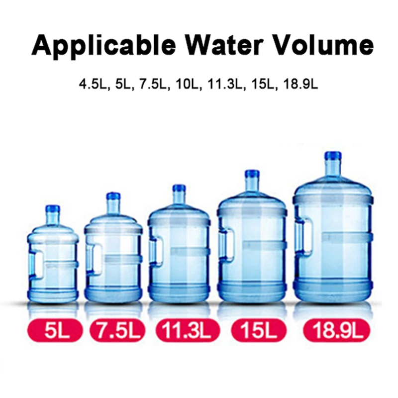 AUGIENB USB Rechargeable Automatic Electric Water Dispenser Pump Portable Drinking Bottle Water Pump