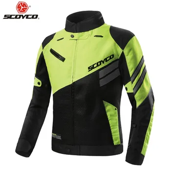 

SCOYCO Reflective Moto Motorcycle Jacket Riding Man Suit Coat Protection Clothing Body Armor Chaqueta Protector Rider Jackets