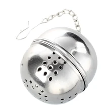 Ситечко-шар для заваривания чая INFUSER настаивать Металическая цепочка из нержавеющей стали с нержавеющей стали чай над травы заварки