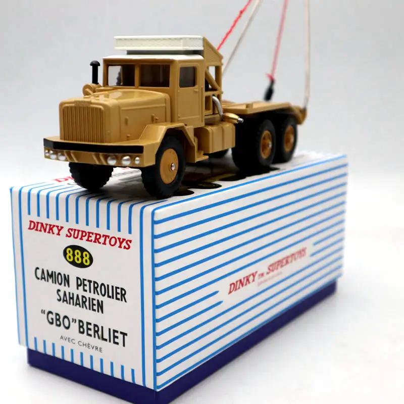 Atlas Dinky SUPERTOYS ref 888 CAMION PETROLIER SAHARIEN GBO BERLIET литье под давлением модели Ограниченная серия Коллекция игрушки автомобиль подарок