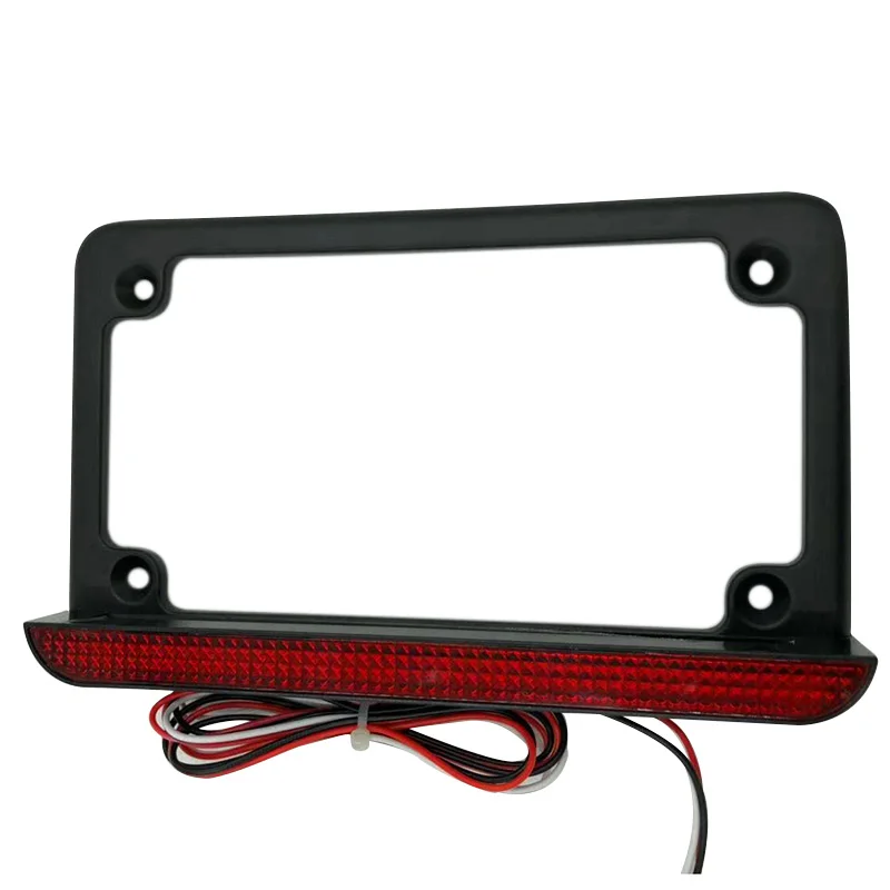 12В держатель рамки номерного знака мотоцикла с светодиодный светильник